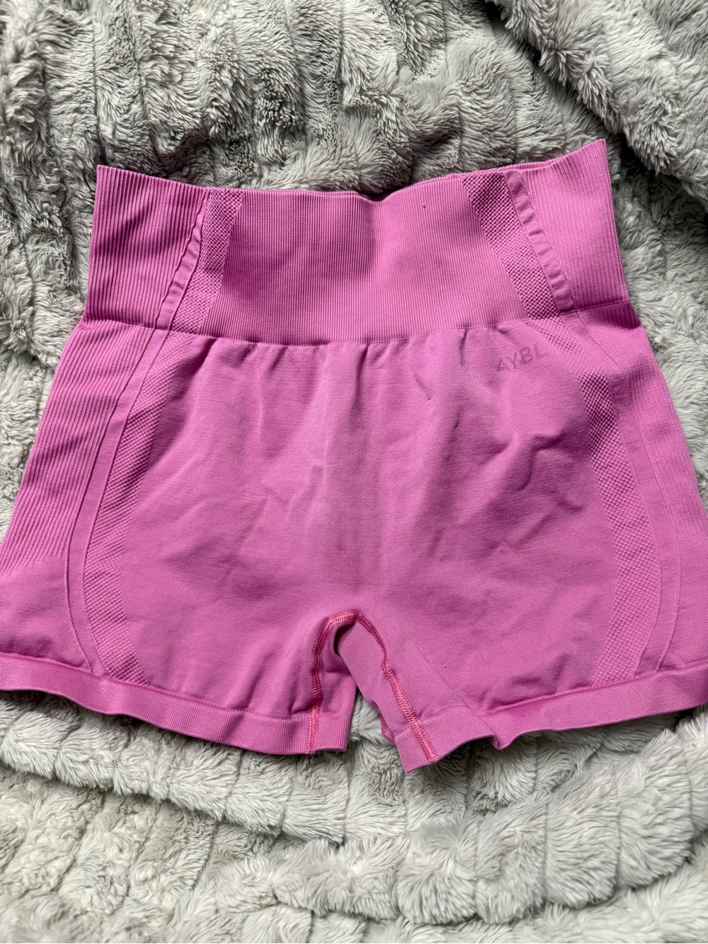 AYBL Seamless High-Waist Pink Bike Shorts